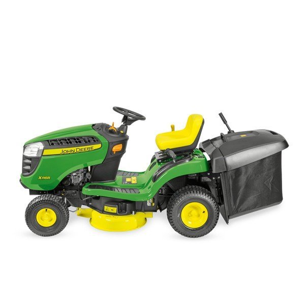 Tracteur tondeuse John Deere X116R – Ramassage arrière 92 cm 17 CV